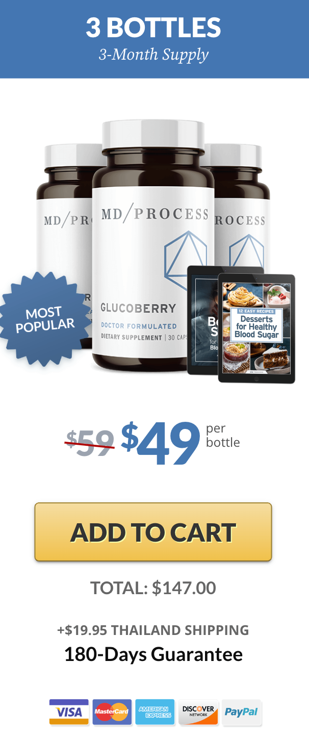 GlucoBerry Buy 3 Bottles